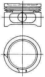 Поршень KOLBENSCHMIDT 90054623