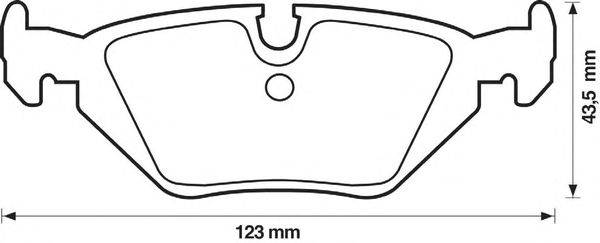 Комплект тормозных колодок, дисковый тормоз STOP 571527S