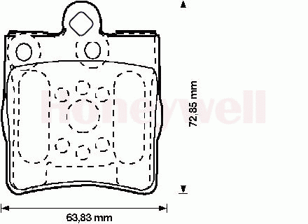 Комплект тормозных колодок, дисковый тормоз STOP 573093S