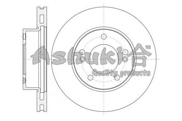 Тормозной диск ASHUKI SY606-04