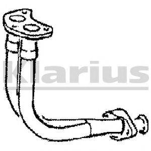 Труба выхлопного газа KLARIUS 110050