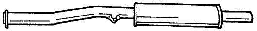 Средний глушитель выхлопных газов SIGAM 22400