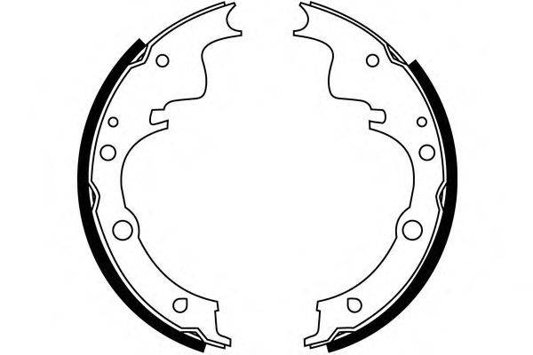 Комплект тормозных колодок SIMER S275