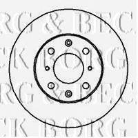 Тормозной диск BORG & BECK BBD4035