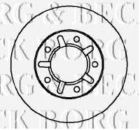 Тормозной диск BORG & BECK BBD4163