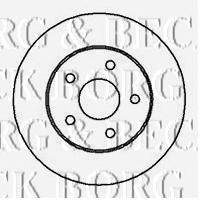 Тормозной диск BORG & BECK BBD4247