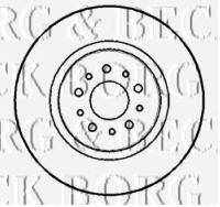 Тормозной диск BORG & BECK BBD4259