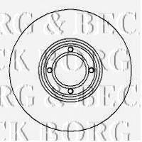 Тормозной диск BORG & BECK BBD4264
