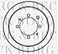 Тормозной диск BORG & BECK BBD4269