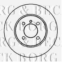 Тормозной диск BORG & BECK BBD4302