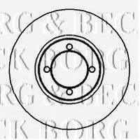 Тормозной диск BORG & BECK BBD4860