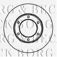 Тормозной диск BORG & BECK BBD4916
