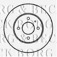 Тормозной диск BORG & BECK BBD4926