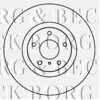 Тормозной диск BORG & BECK BBD5799S