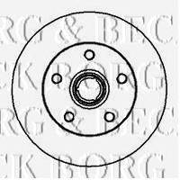 Тормозной диск BORG & BECK BBD5878S