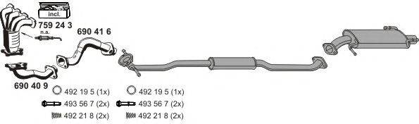 Система выпуска ОГ ERNST 200037