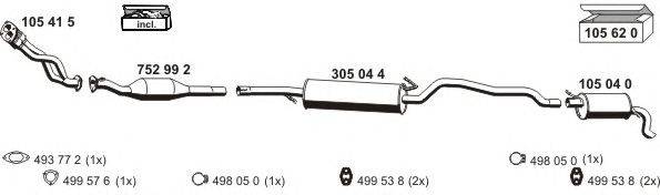 Система выпуска ОГ ERNST 060007
