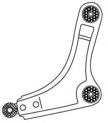 Рычаг независимой подвески колеса, подвеска колеса FRAP 2502
