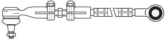 Поперечная рулевая тяга FRAP T/523