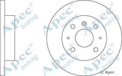 Тормозной диск APEC braking DSK217