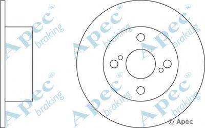 Тормозной диск APEC braking DSK2306