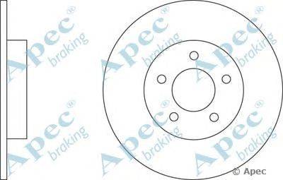 Тормозной диск APEC braking DSK2752