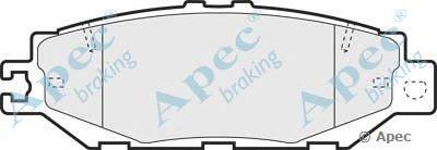 Комплект тормозных колодок, дисковый тормоз APEC braking PAD864