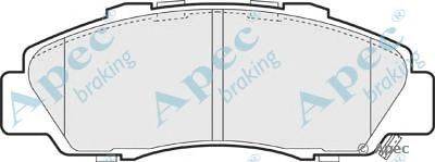 Комплект тормозных колодок, дисковый тормоз APEC braking PAD985