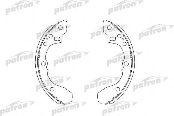 Комплект тормозных колодок PATRON PSP210