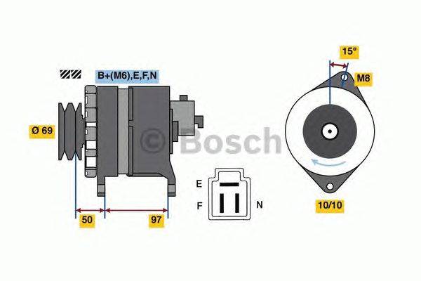 Генератор BOSCH 0 986 036 311