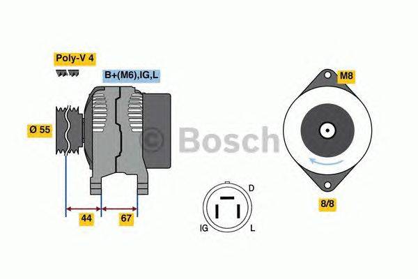 Генератор BOSCH 3756