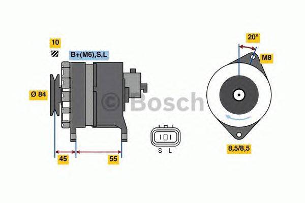 Генератор BOSCH 0 986 080 910