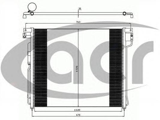 Конденсатор, кондиционер ACR 300616