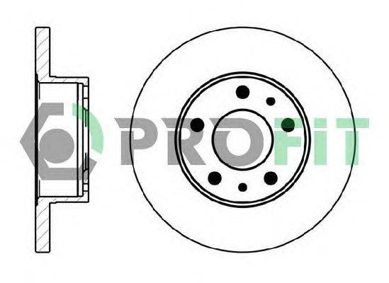 Тормозной диск PROFIT 5010-0758