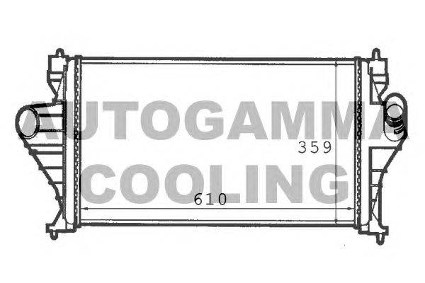 Интеркулер AUTOGAMMA 101495