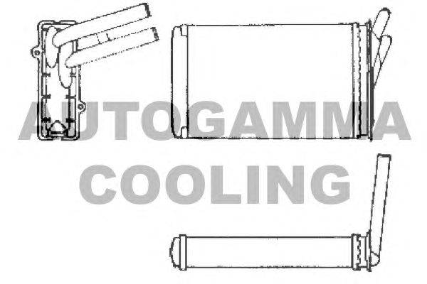 Теплообменник, отопление салона AUTOGAMMA 101972