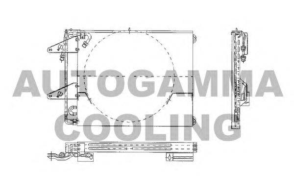 Конденсатор, кондиционер AUTOGAMMA 102614
