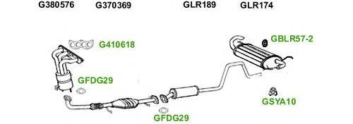 Система выпуска ОГ GT Exhaust 1020