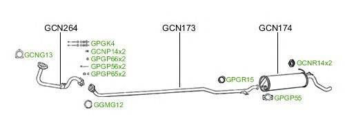 Система выпуска ОГ GT Exhaust 149