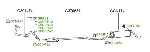 Система выпуска ОГ GT Exhaust 150