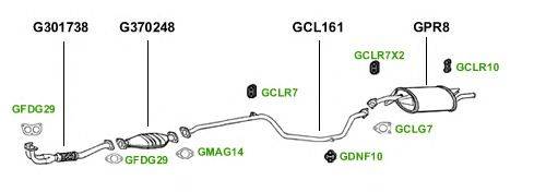 Система выпуска ОГ GT Exhaust 1746