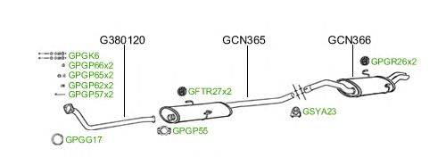 Система выпуска ОГ GT Exhaust 193