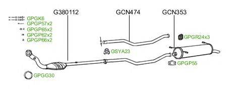 Система выпуска ОГ GT Exhaust 199