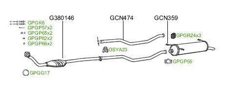 Система выпуска ОГ GT Exhaust 215