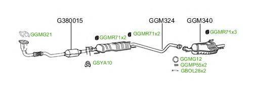 Система выпуска ОГ GT Exhaust 2438