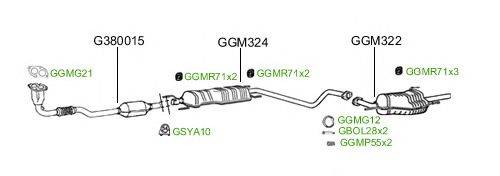 Система выпуска ОГ GT Exhaust 2444