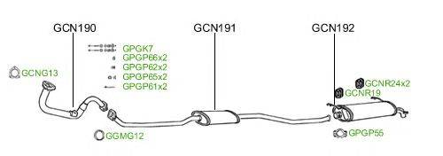 Система выпуска ОГ GT Exhaust 273