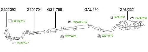 Система выпуска ОГ GT Exhaust 2737