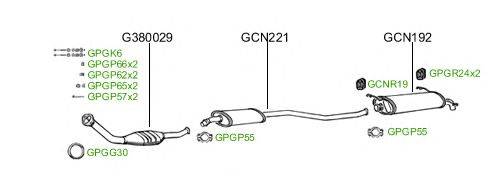 Система выпуска ОГ GT Exhaust 277