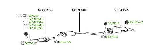 Система выпуска ОГ GT Exhaust 290